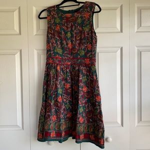 Anthropologie Embroidered Dress